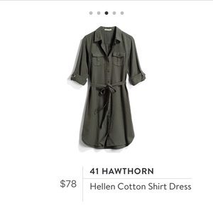41 Hawthorn Hellen Cotton Shirt Dress